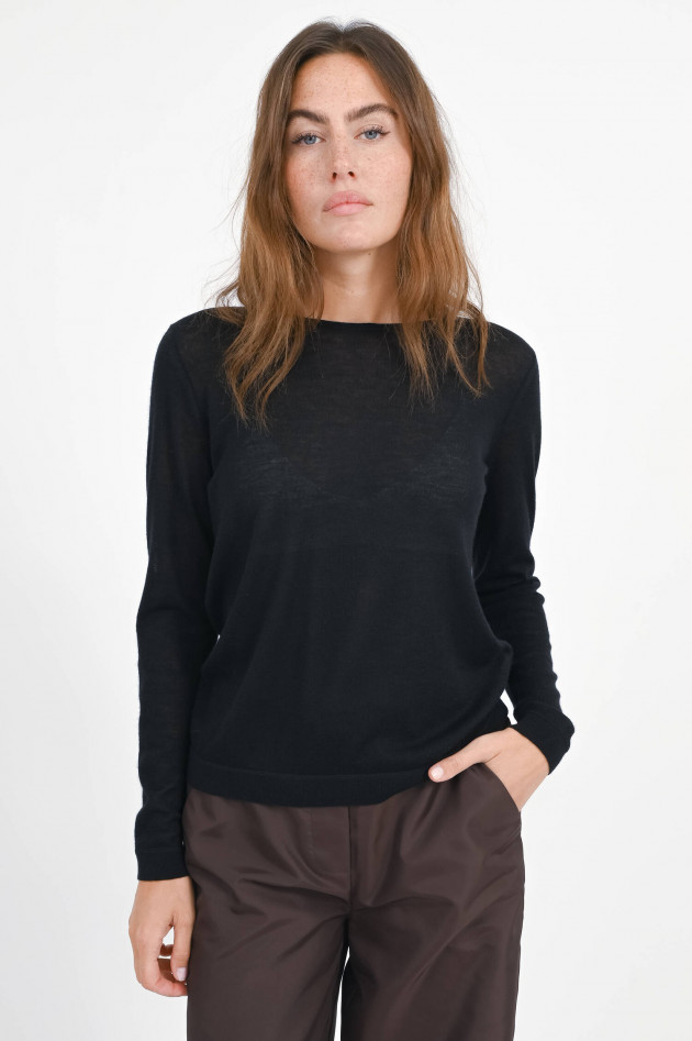 Dorothee Schumacher Cashmere Pullover in Pure Black