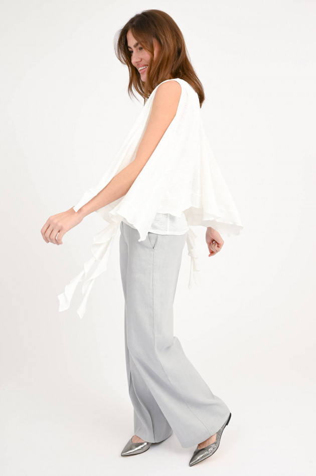 Dorothee Schumacher Top mit Volants in Creme