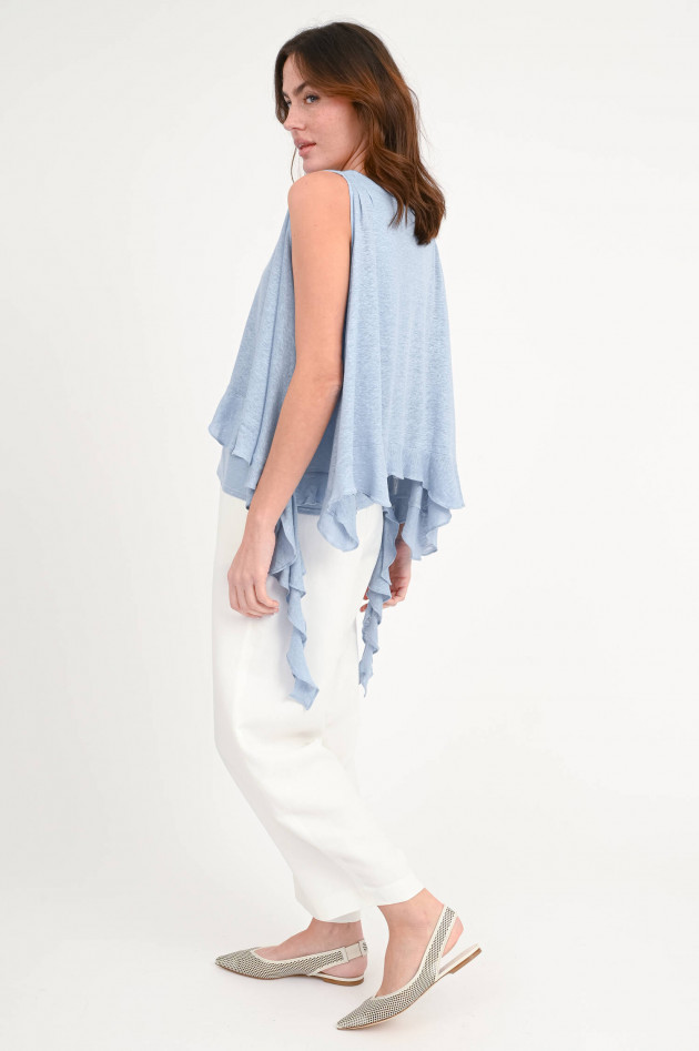 Dorothee Schumacher Top mit Volants in Hellblau