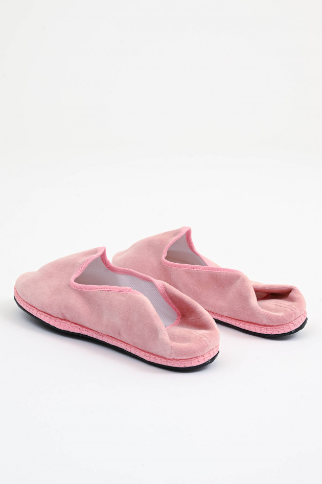Drogheria Crivellini Samt-Loafer in Rosa