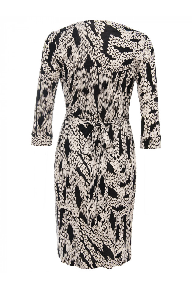 DVF Wickelkleid Pablik Panther Schwarz/Natur