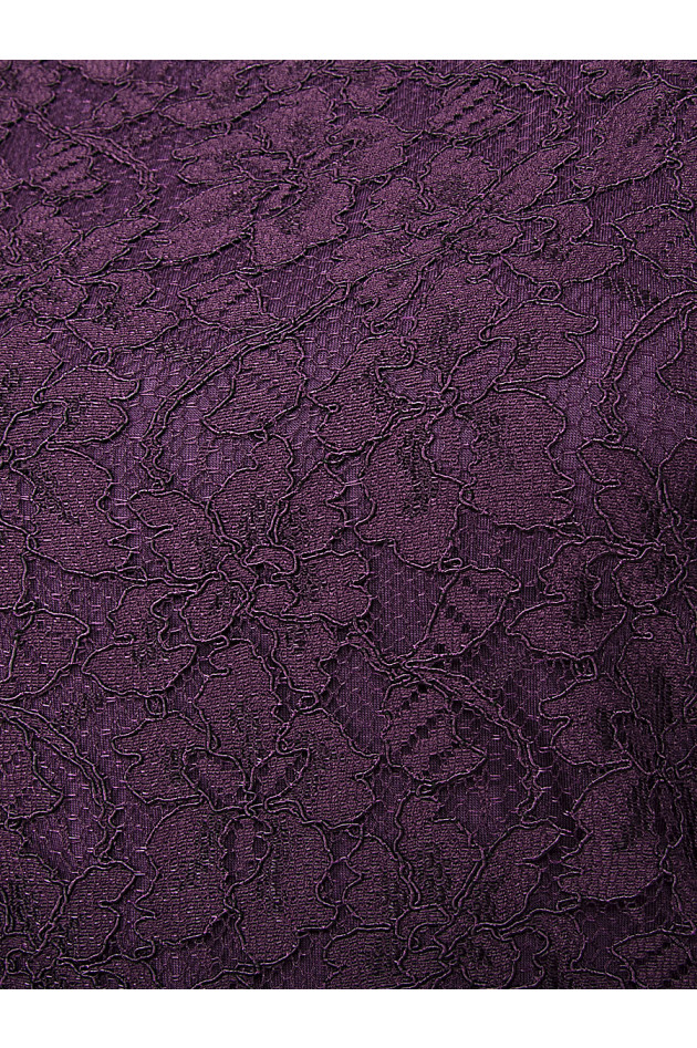 DVF Spitzenkleid Bordeaux