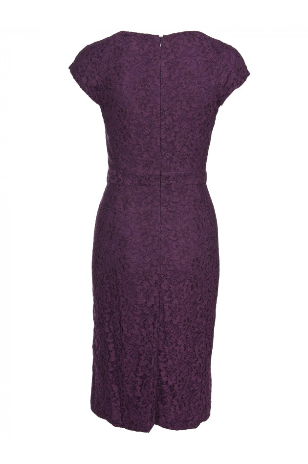 DVF Spitzenkleid Bordeaux