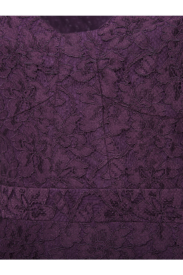 DVF Spitzenkleid Bordeaux