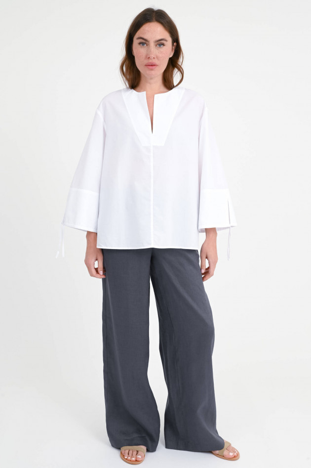 Ecoalf Tunika aus Tencel-Baumwolle in Weiß
