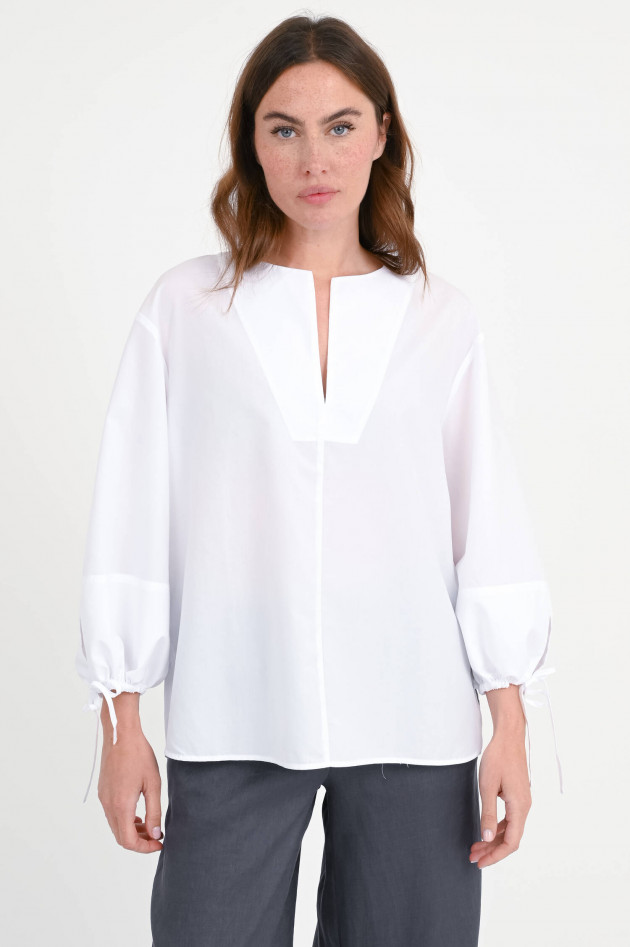 Ecoalf Tunika aus Tencel-Baumwolle in Weiß