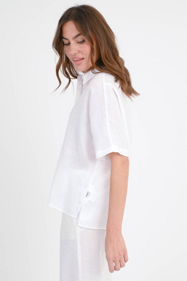 Ecoalf Kurzarm-Bluse MELANIA in Weiß