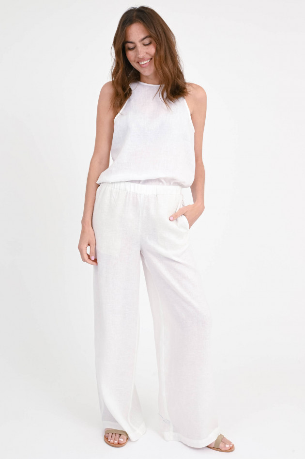 Ecoalf Leinenhose MOSSI in Weiß