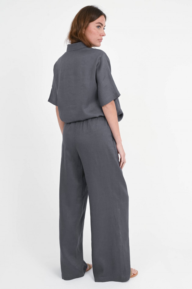 Ecoalf Leinenhose MOSSI in Anthrazit