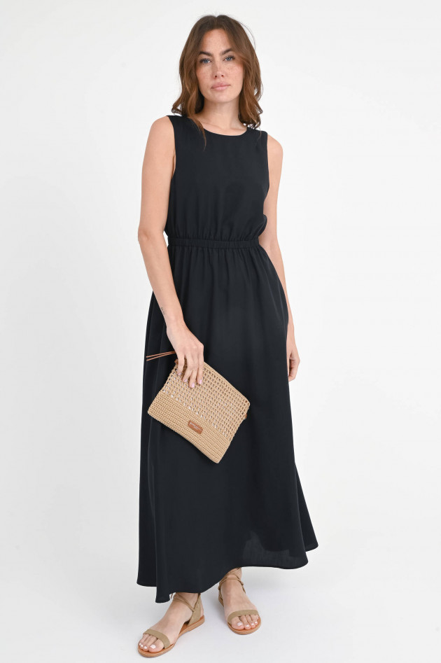 Ecoalf Maxi-Kleid KARL mit Rückenausschnitt in Schwarz