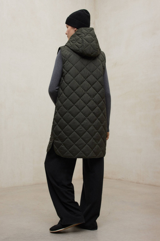 Ecoalf Mantel HYDEN mit integrierten Gilet in Dunkelgrün