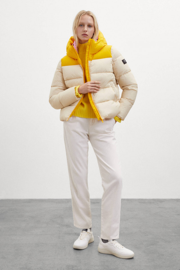 Ecoalf Steppjacke ELBERTALF in Creme/Gelb