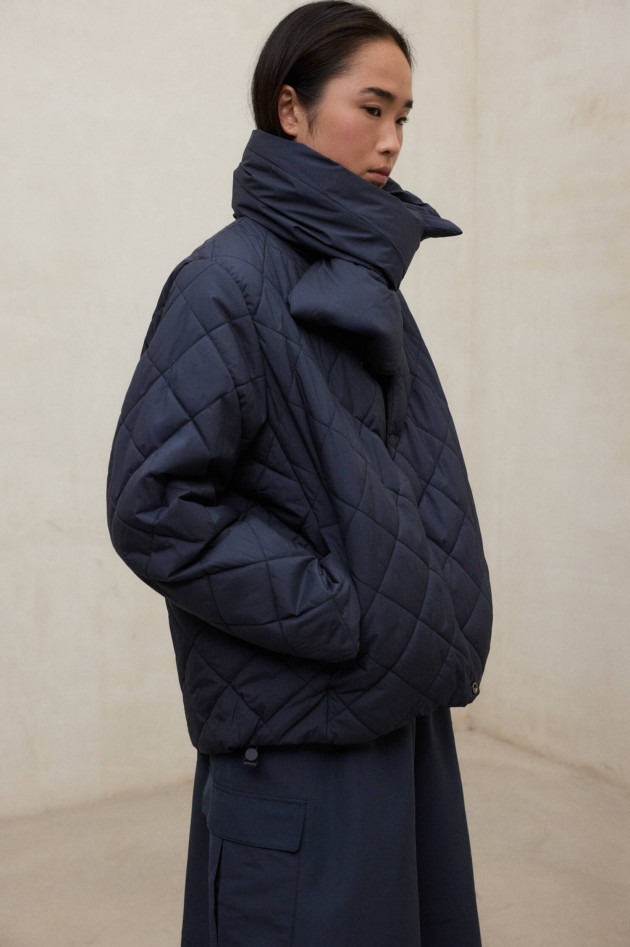 Ecoalf Wendejacke GERES inklusive Schal in Braun/Blau