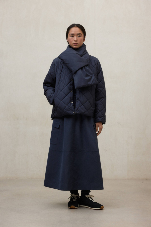 Ecoalf Wendejacke GERES inklusive Schal in Braun/Blau