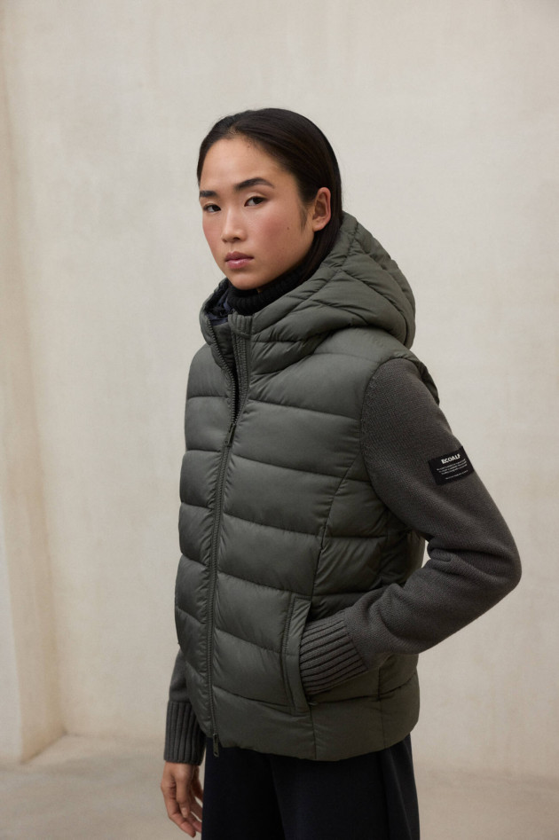 Ecoalf Hybrid Strickjacke DENALI in Oliv