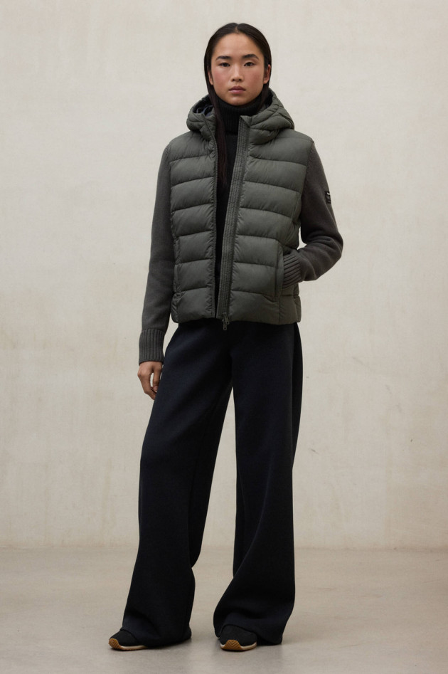 Ecoalf Hybrid Strickjacke DENALI in Oliv