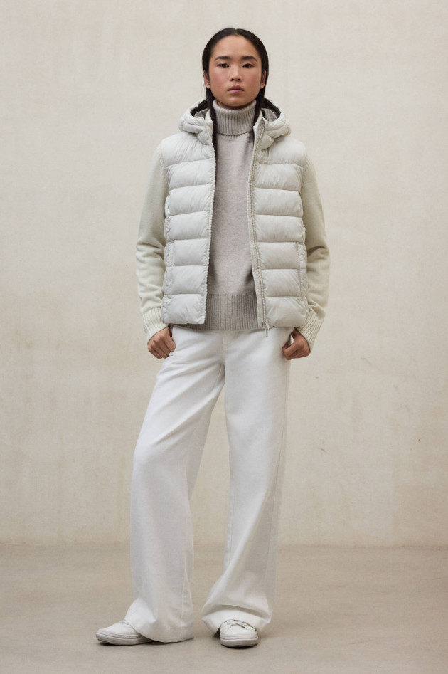 Ecoalf Hybrid Strickjacke DENALI in Schneeweiß
