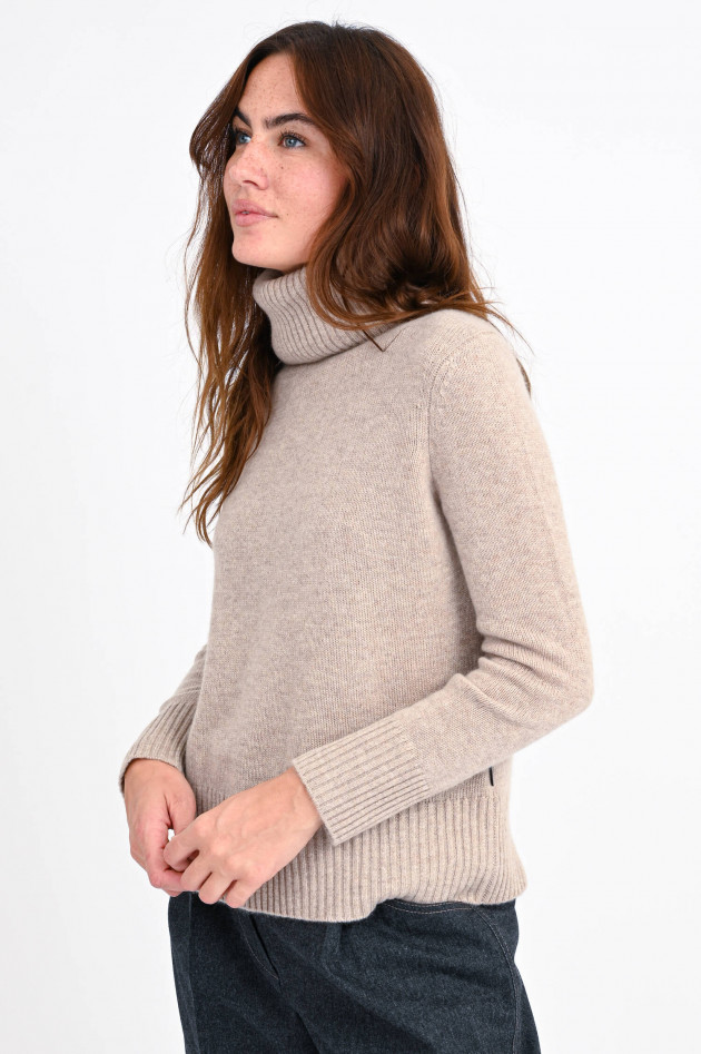 Ecoalf Strickpullover AVEN mit Rollkragen in Beige