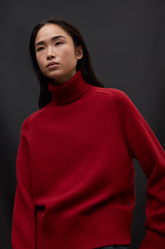 Ecoalf Rollkragen Pullover CAQUI in Crimson Red