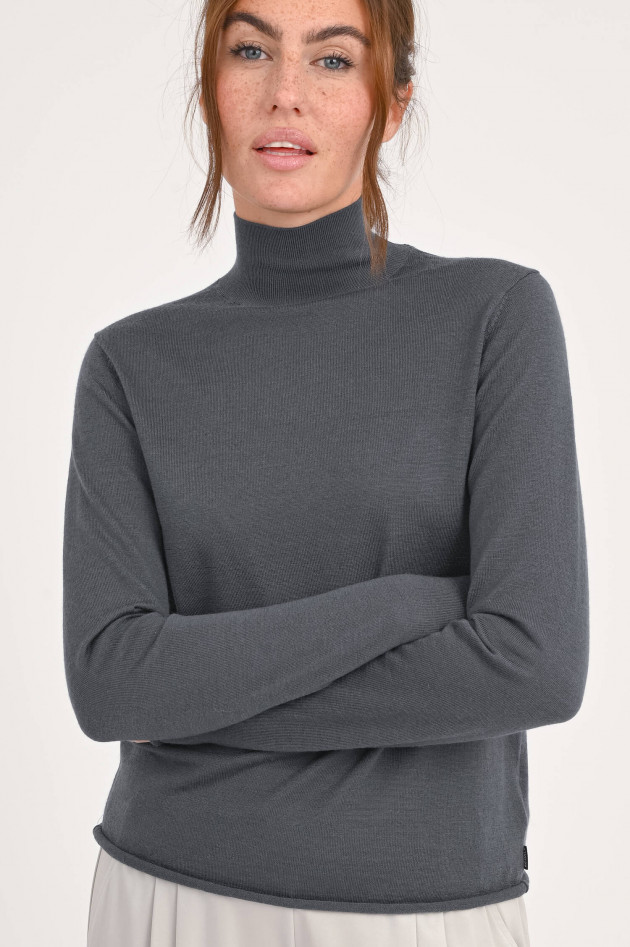 Ecoalf Stehkragenpullover FAYA in Green Shadow