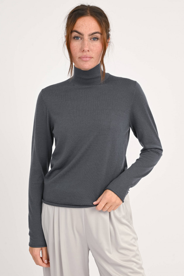 Ecoalf Stehkragenpullover FAYA in Green Shadow
