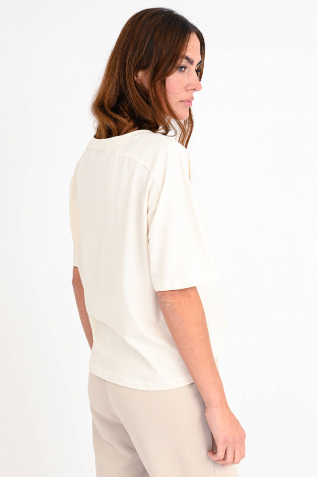 Ecoalf Boxy Shirt BITTER mit Print in Weiß