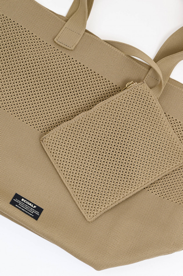 Ecoalf Shopper OCEAN TIKA BEACH in hellem Khaki