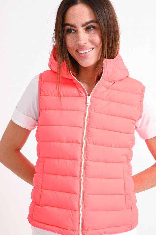 Ecoalf Leichtes Stepp-Gilet ATLALF in Korallpink