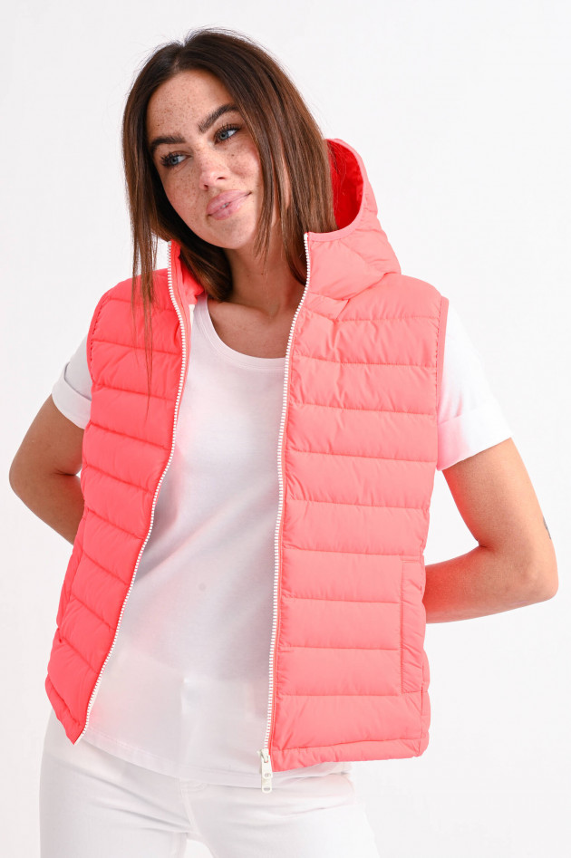 Ecoalf Leichtes Stepp-Gilet ATLALF in Korallpink