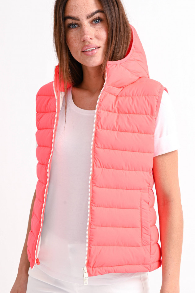 Ecoalf Leichtes Stepp-Gilet ATLALF in Korallpink