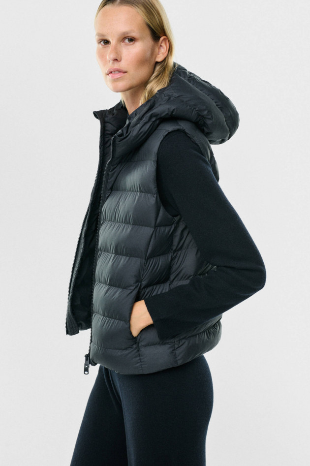 Ecoalf Steppgilet MOUNT in Schwarz