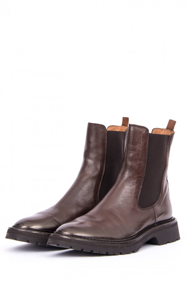 Elia Maurizi Ankle Boots ALFA in Rotbraun