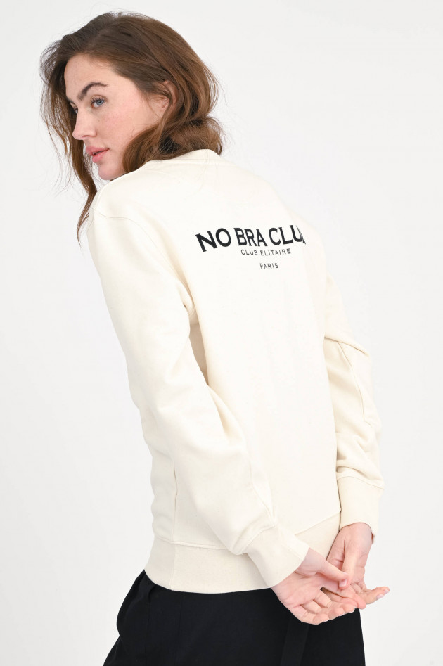 Elitè Sweatshirt NO BRA CLUB in Natur