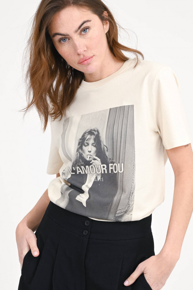 Elitè T-Shirt L' Amour Fou in Natur