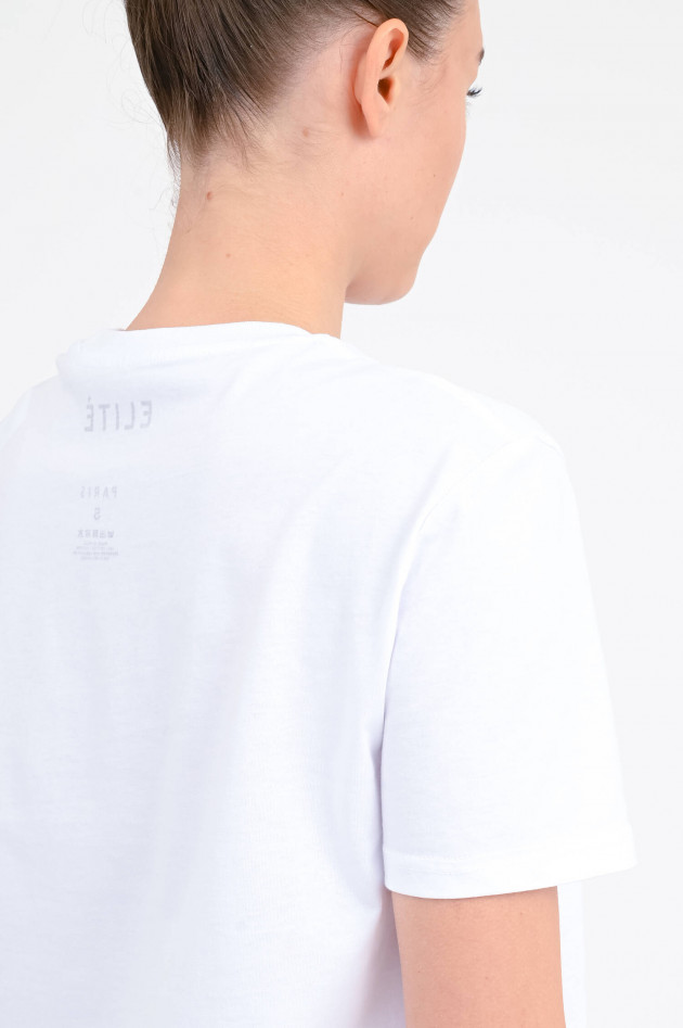 Elitè T-Shirt mit THE RITZ-Schriftzug in Weiß
