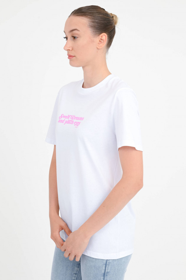 Elitè T-Shirt mit SWEET DREAMS-Schriftzug in Weiß