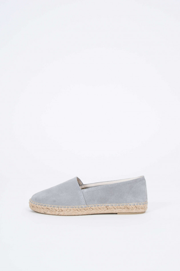 Espadrij Espadrille aus Veloursleder in Grau