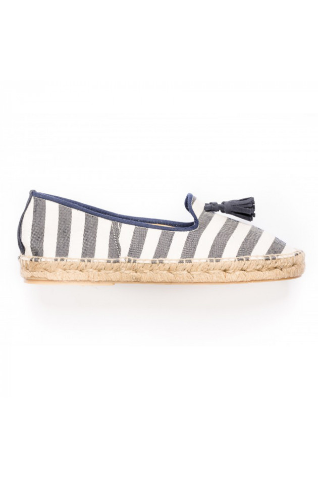 Laco's Collection Espadrille CAROLINA Blau Weiß gestreift