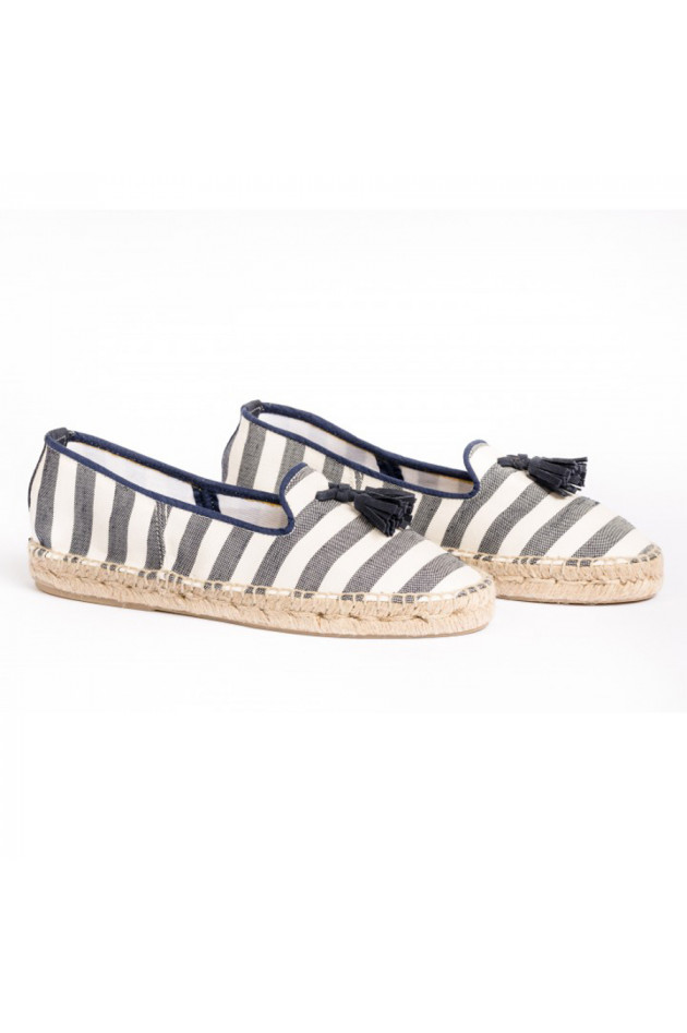 Laco's Collection Espadrille CAROLINA Blau Weiß gestreift