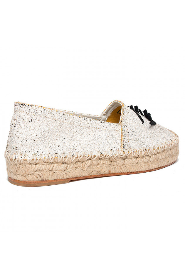 Chiara Ferragni Espadrille FLIRTING in Weiß/Gold