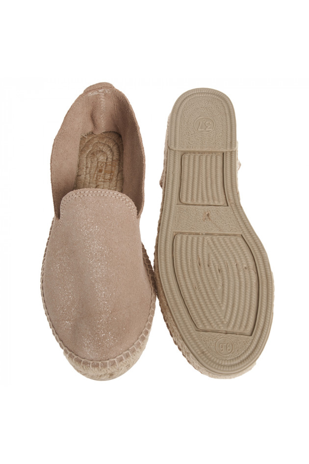 Sun Z Shoes Espandrille RAMONA in Rosé/Metallic