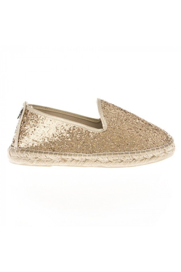 Sun N Shoes Espandrilles RAMONA in Glitter-Gold