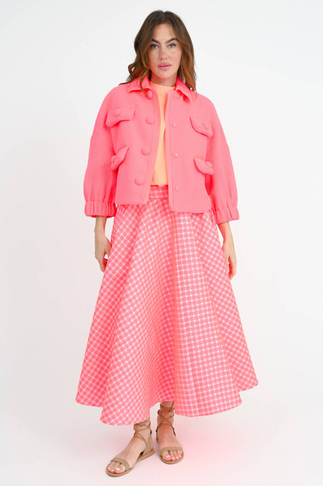 Essentiel Jacke HECKS in Neon-Pink