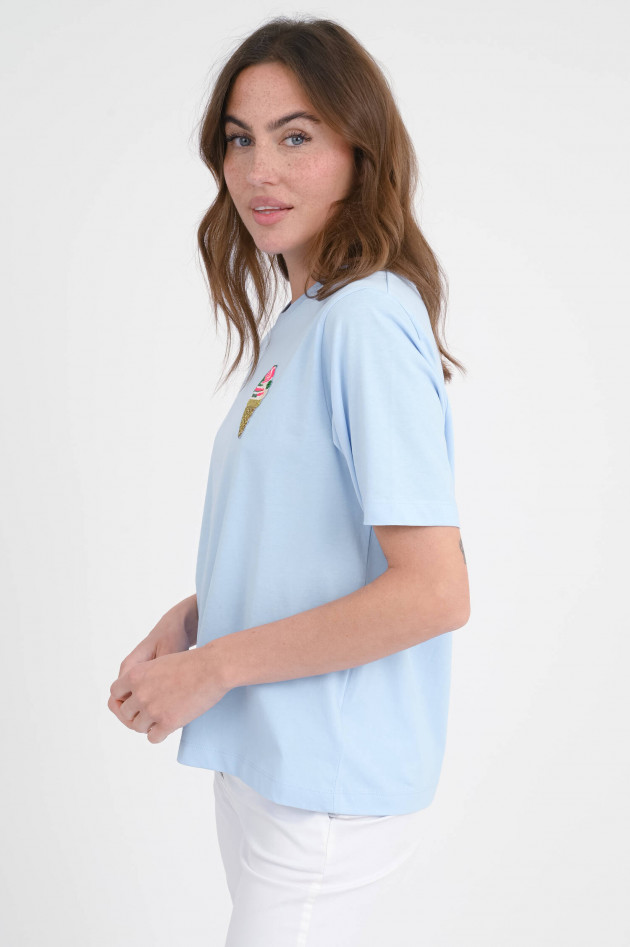 Essentiel Boxy T-Shirt HICECREAM in Hellblau