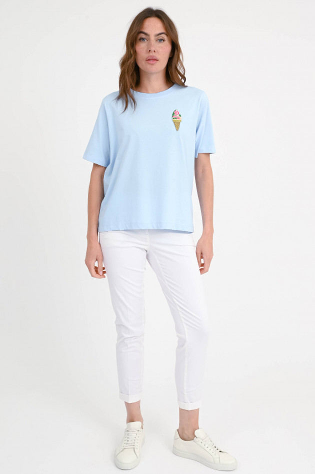Essentiel Boxy T-Shirt HICECREAM in Hellblau