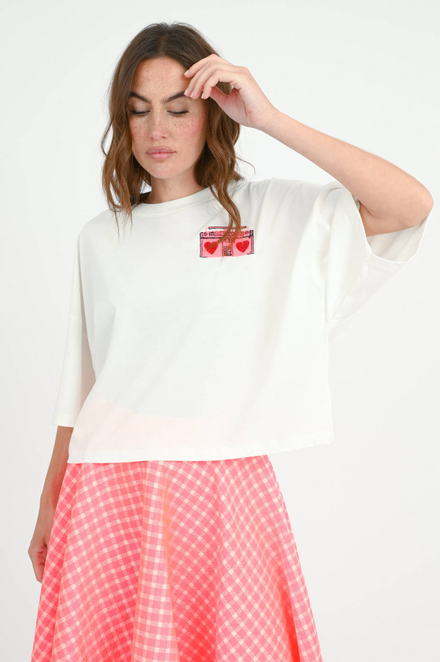 Essentiel Boxy T-Shirt HADIO in Weiß