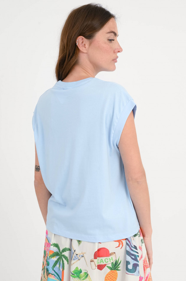 Essentiel Boxy T-Shirt HOBSTER in Hellblau