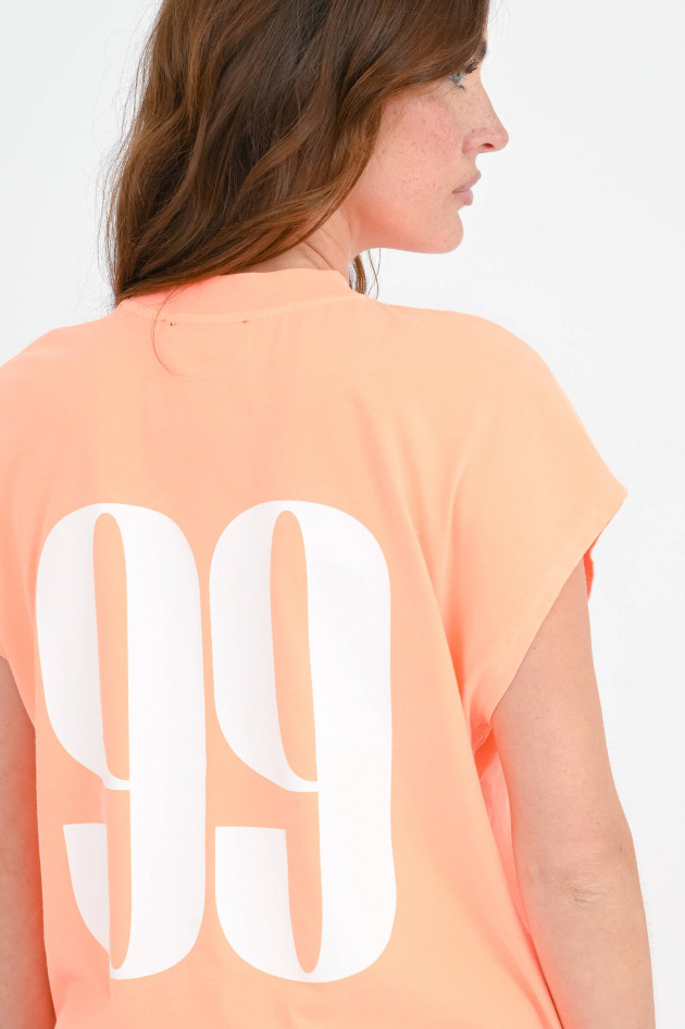 Essentiel Boxy T-Shirt HALARM in Neon Orange