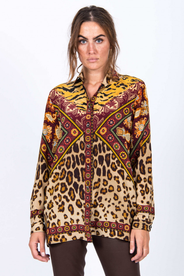 Etro Seidenbluse im Animal-Ethno-Design