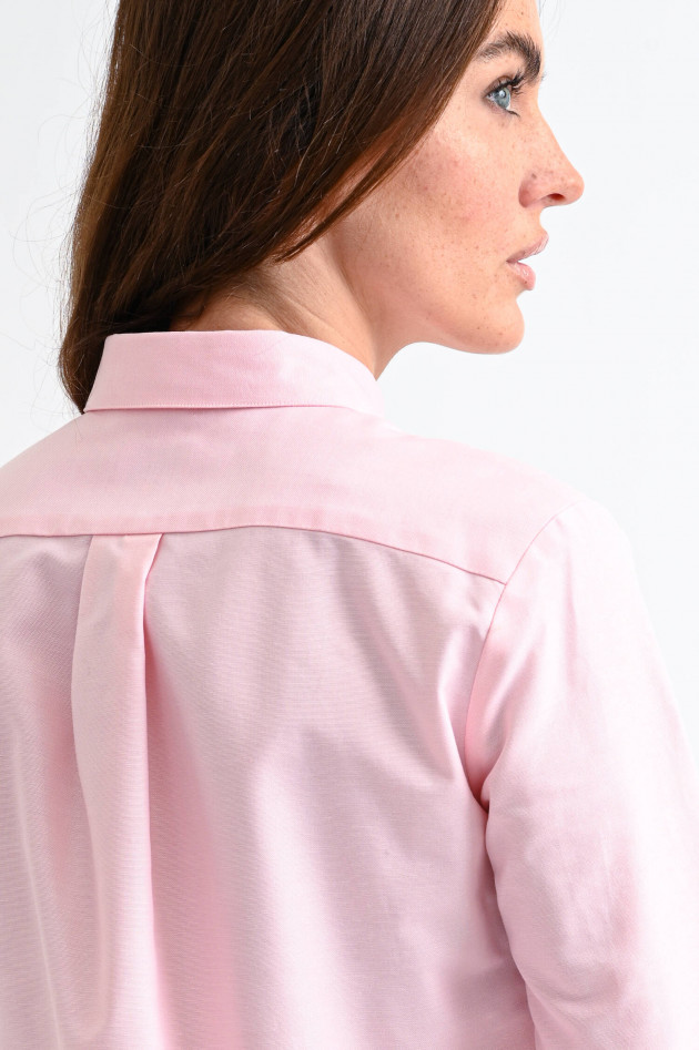 Etro Bluse mit Button-Down Kragen in Rosa